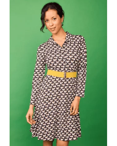 Vestido Corto Duende Pingüinos Smile cinturón Esenziashopping Zaragoza