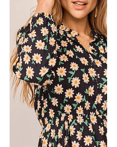 Vestido Largo Selva Margarita Smile detalle Esenziashopping Zaragoza