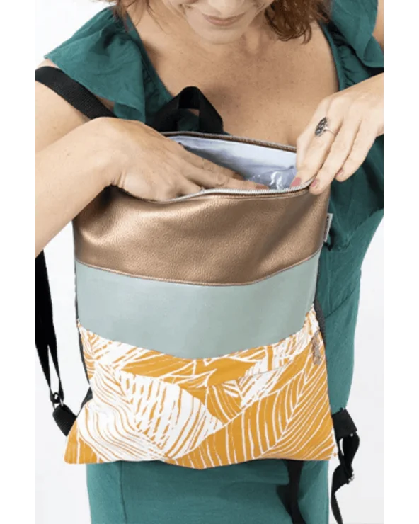 Mochila Adhara Follaje Lichis Blancos Esenziashopping Zaragoza