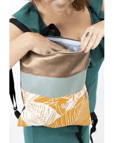 Mochila Adhara Follaje Lichis Blancos Esenziashopping Zaragoza