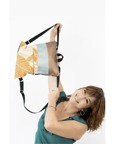 Mochila Adhara Follaje Lichis Blancos Esenziashopping Zaragoza