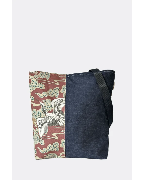 Totebag Grullas Zerowaste Lichis Blancos Esenziashopping Zaragoza