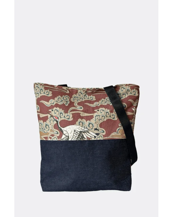 Totebag Grullas Zerowaste Lichis Blancos trasera Esenziashopping Zaragoza