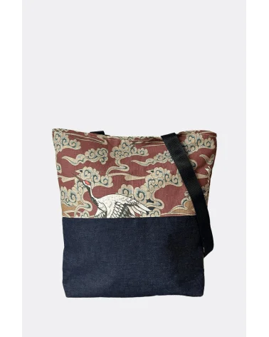 Totebag Grullas Zerowaste Lichis Blancos trasera Esenziashopping Zaragoza