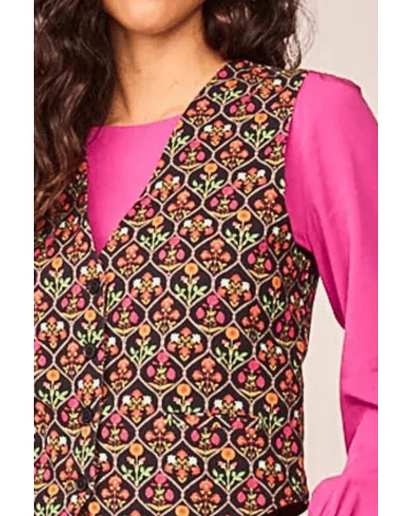 Chaleco Flora Botánica Smile detalle Esenziashopping Zaragoza