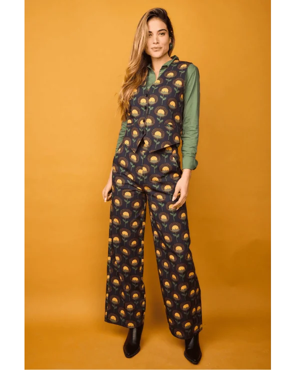 Pantalón Fauna Flor Amarillo Smile total look Esenziashopping Zaragoza