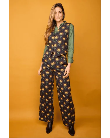 Pantalón Fauna Flor Amarillo Smile total look Esenziashopping Zaragoza