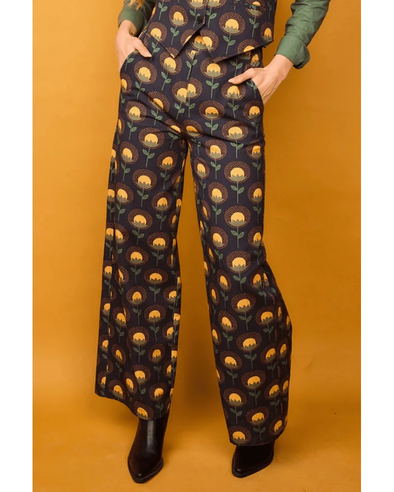 Pantalón Fauna Flor Amarillo Smile Esenziashopping Zaragoza