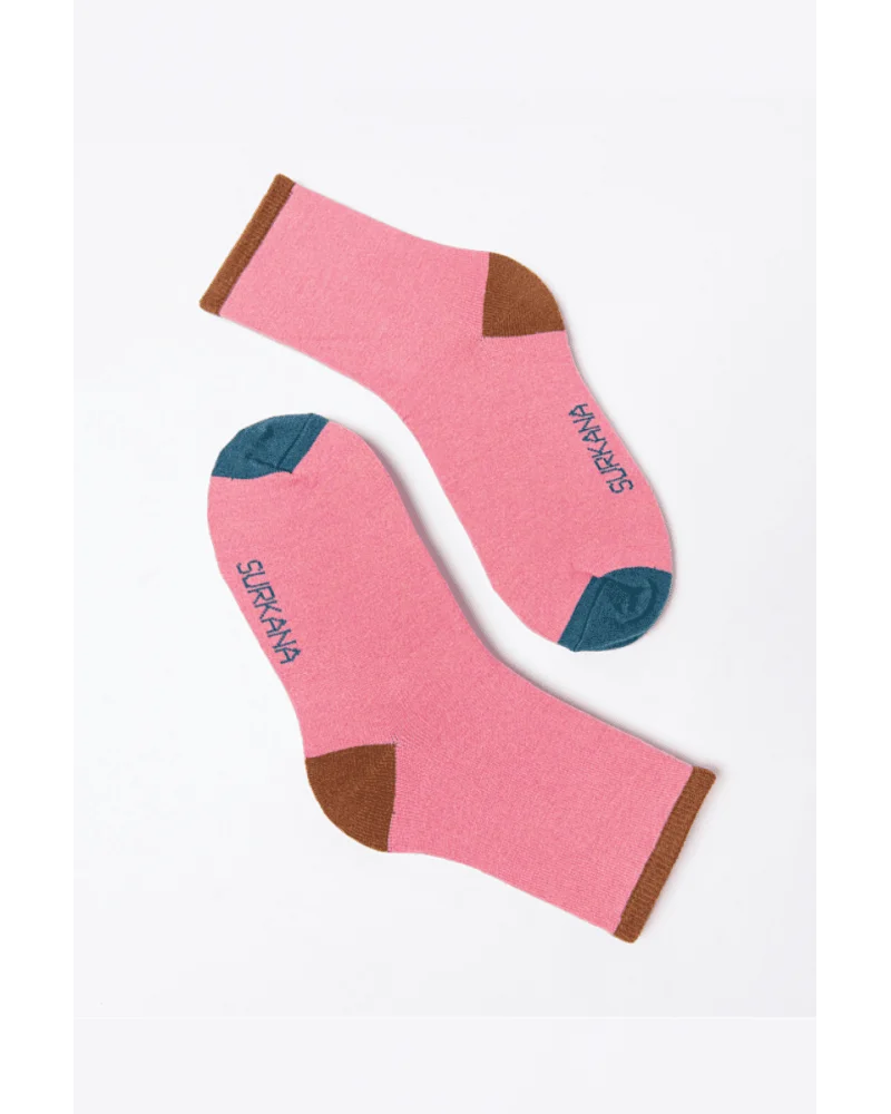 Calcetines Medios Jaquard Rosa Surkana Esenziashopping Calcetines Medios Jaquard Rosa Surkana Esenziashopping