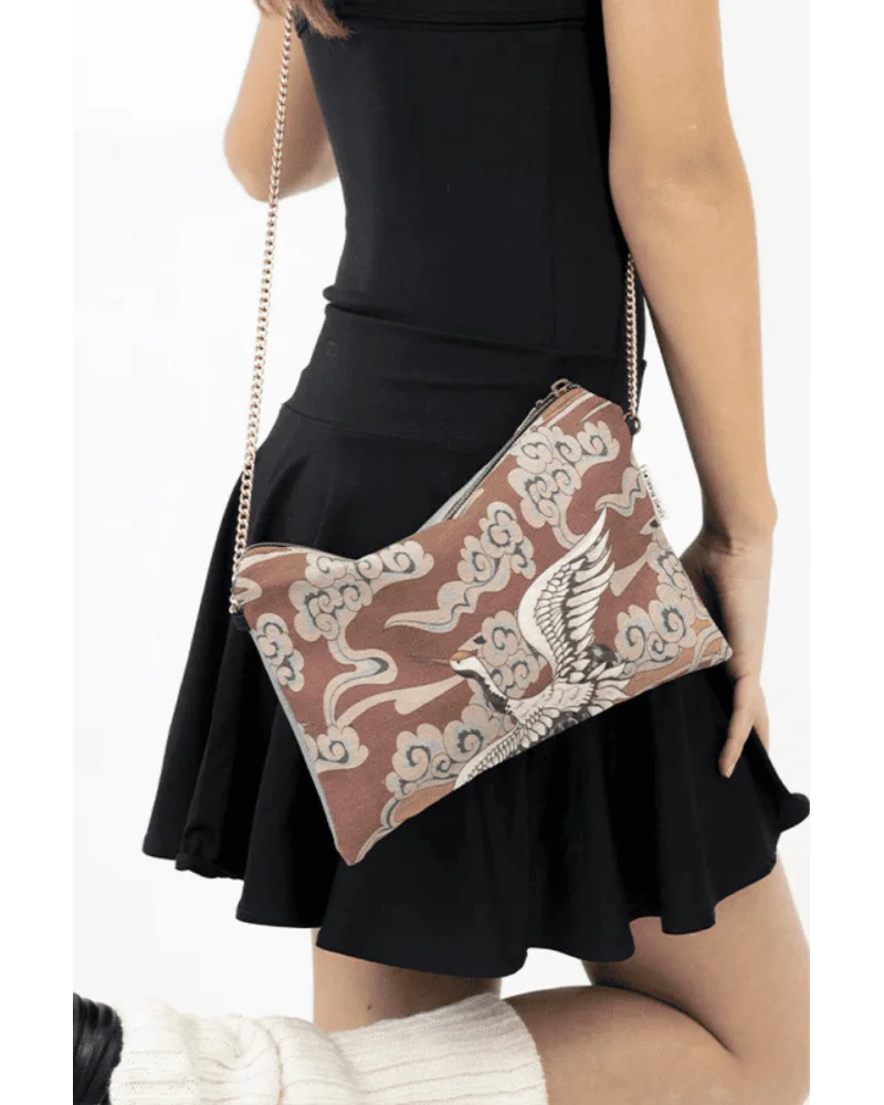 Bolso Vega Grullas Lichis Blancos Esenziashopping Zaragoza