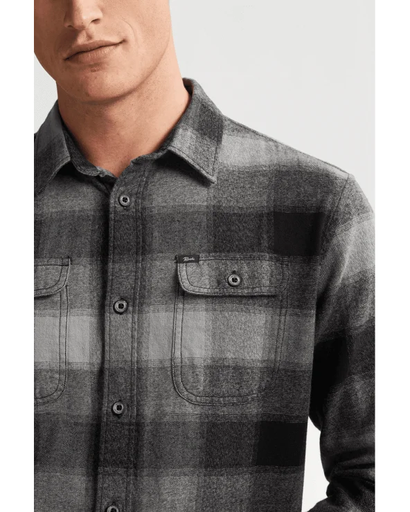 Camisa Casper Cuadros Gris Petrol Industries detalle Esenziashopping Zaragoza