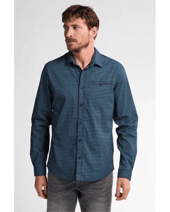 Camisa Fon Du Lac Azul Petrol Industries Esenziashopping Zaragoza