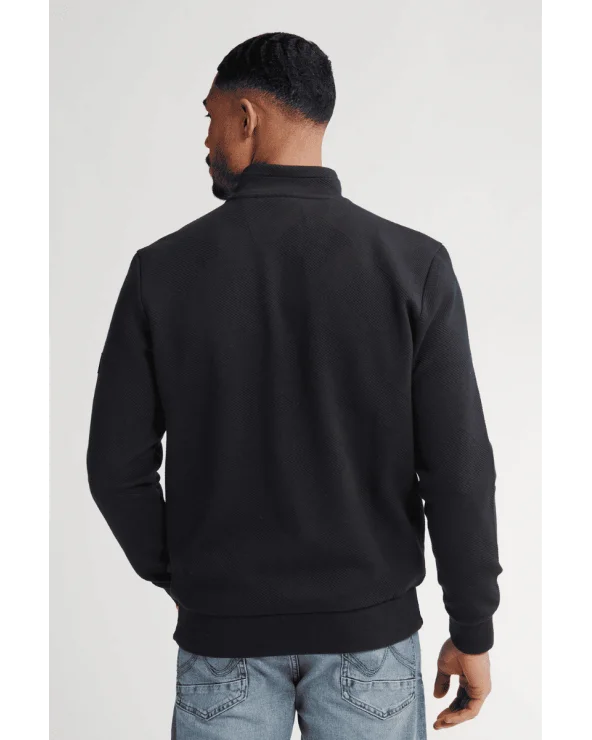 Chaqueta Negra Cremallera Petrol Industries espalda Esenziashopping Zaragoza