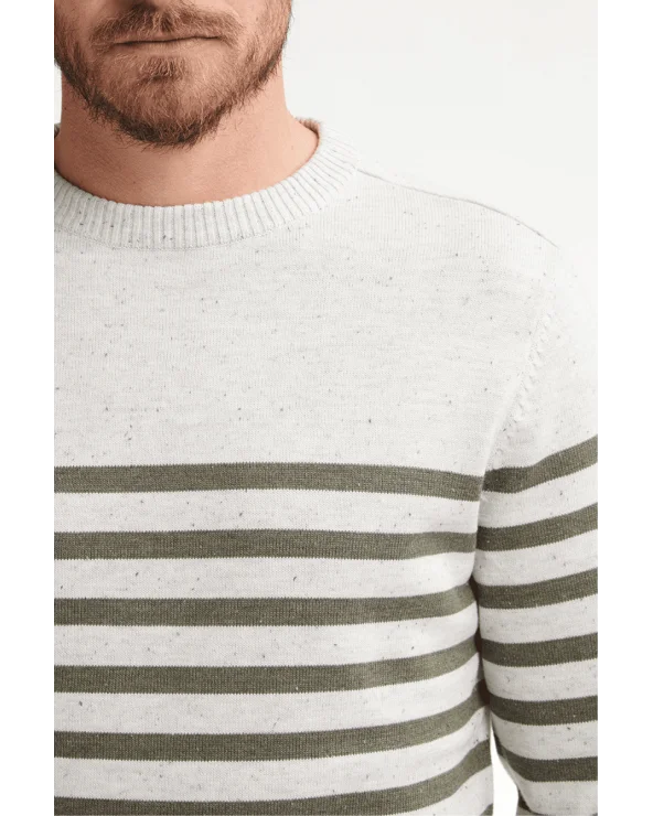 Jersey Punto Rayas Petrol Industries detalle Esenziashopping Zaragoza