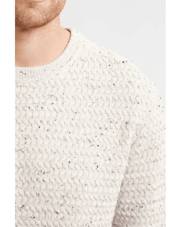 Jersey Madison Blanco Antiguo Petrol Industries detalle Esenziashopping Zaragoza