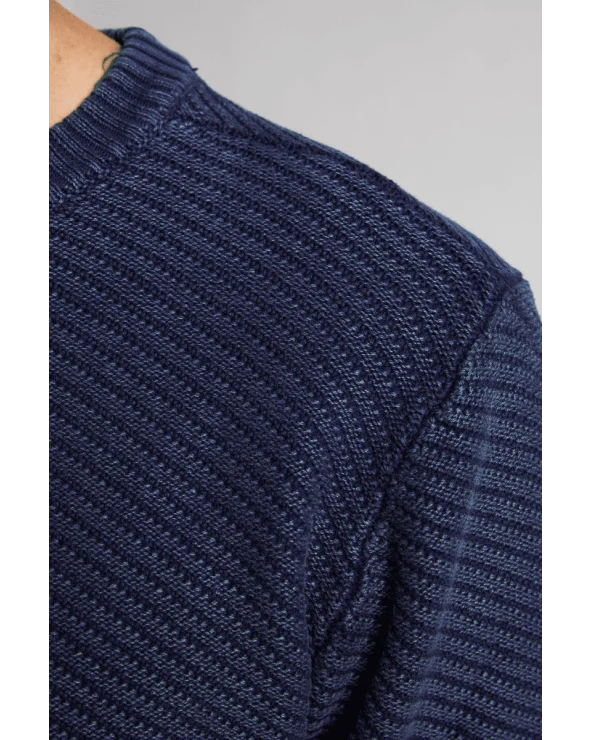 Jersey Punto Azul Oscuro Petrol Industries detalle Esenziashopping Zaragoza