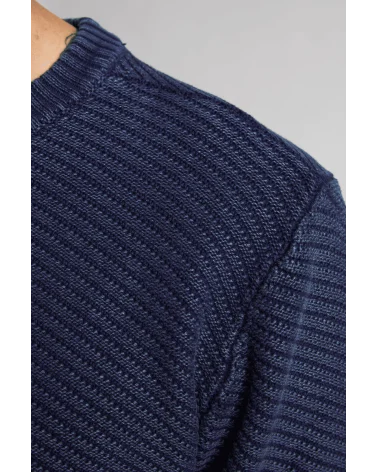 Jersey Punto Azul Oscuro Petrol Industries detalle Esenziashopping Zaragoza