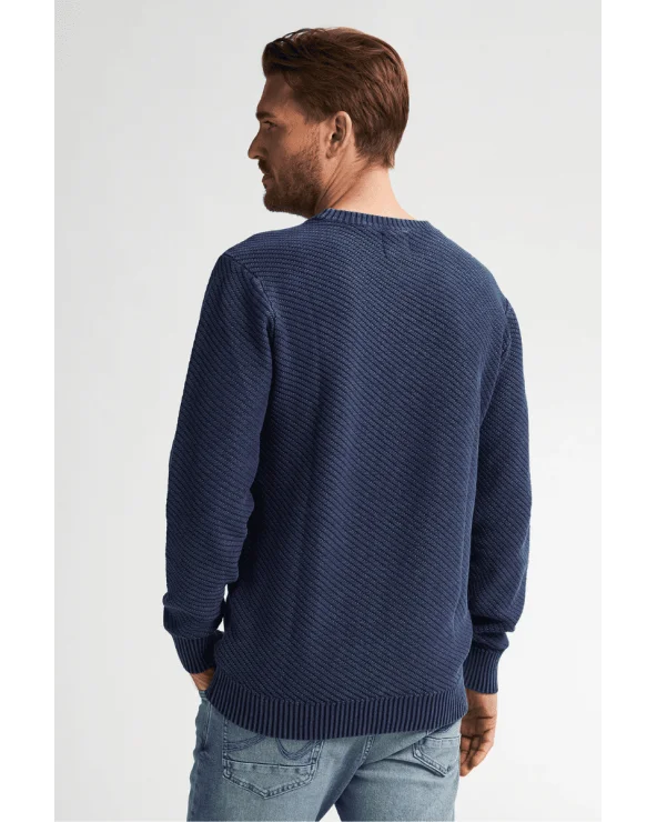 Jersey Punto Azul Oscuro Petrol Industries espalda Esenziashopping Zaragoza