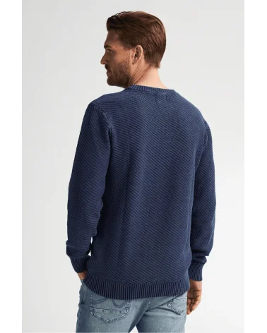 Jersey Punto Azul Oscuro Petrol Industries espalda Esenziashopping Zaragoza