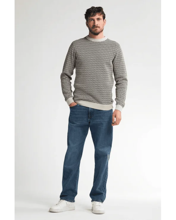 Jersey Jacquard Juneau Petrol Industries total look Esenziashopping Zaragoza