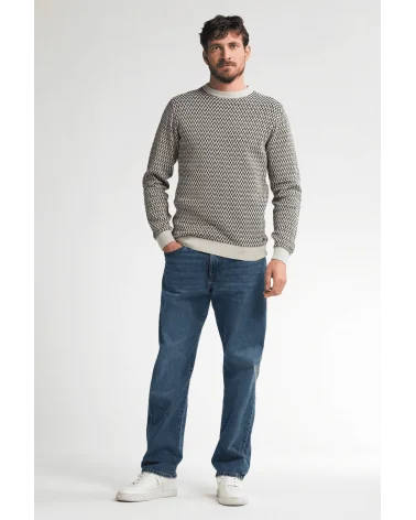 Jersey Jacquard Juneau Petrol Industries total look Esenziashopping Zaragoza