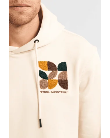 Sudadera Sparta Crudo Petrol Industries detalle Esenziashopping Zaragoza