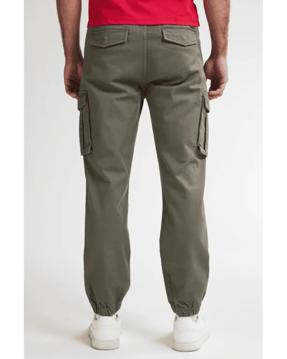 Pantalón Cargo Caqui Petrol Industries espalda Esenziashopping Zaragoza