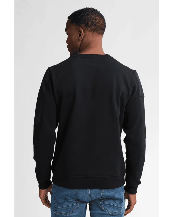 Sudadera Casual Negra Petrol espalda Industries Esenziashopping Zaragoza