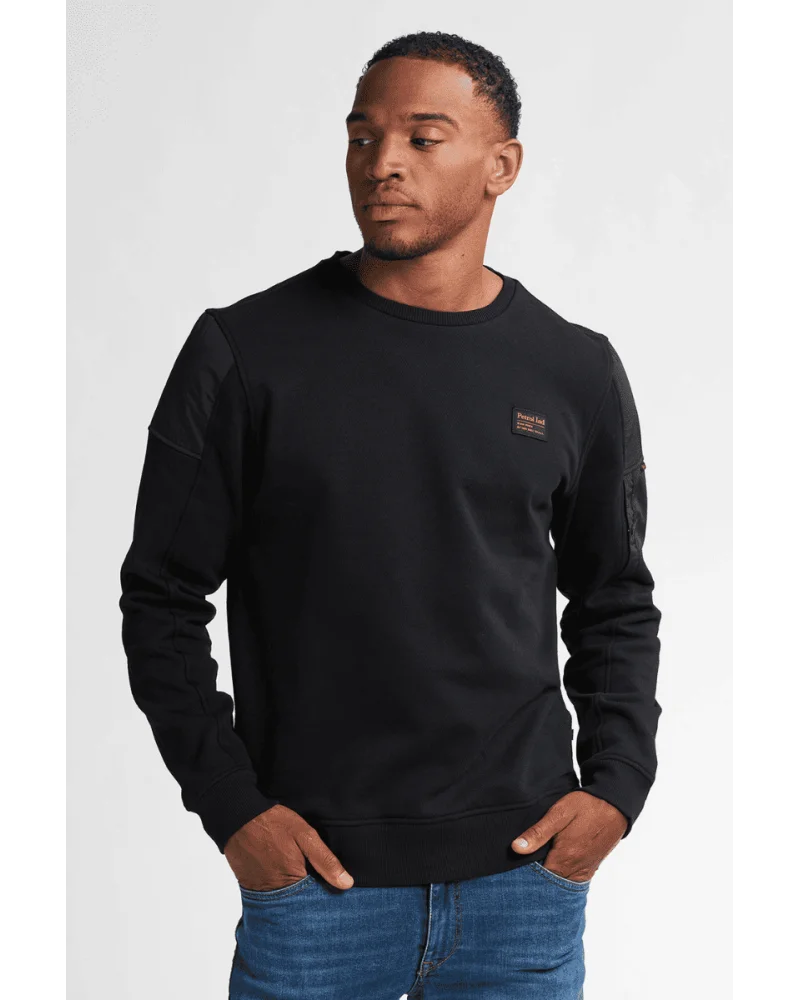 Sudadera Casual Negra Petrol Industries Esenziashopping Zaragoza