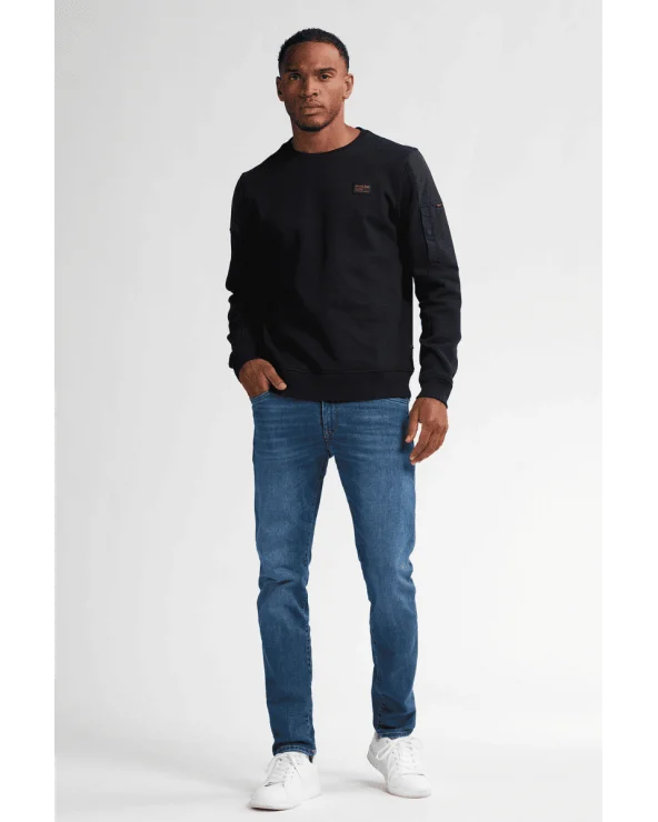 Sudadera Casual Negra Petrol Industries total look Esenziashopping Zaragoza