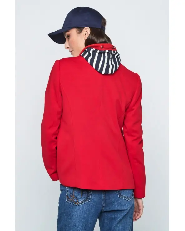 Chaqueta Blazier Roja Piqué Merletti espalda Esenziashopping Zaragoza