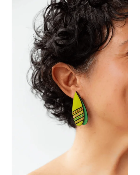 Pendientes Plug&Play Verde Lima Tikismikis probados Esenziashopping Zaragoza