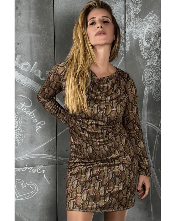 Vestido Estampado Cilindro Lola Pedrola Esenziashopping Zaragoza