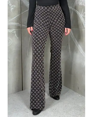 Pantalón Rombos Flare Lola Pedrola Esenziashopping Zaragoza