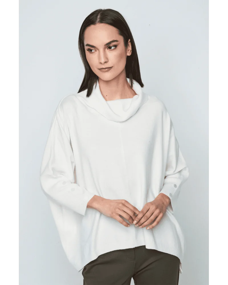 Jersey Amplio Botones Blanco Merletti Esenziashopping Zaragoza Jersey Amplio Botones Blanco Merletti Esenziashopping Zaragoza