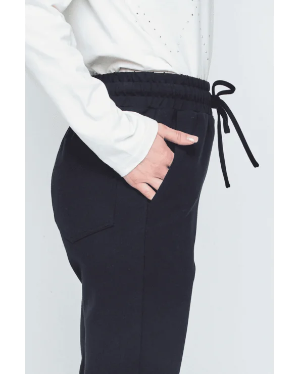 Pantalón Experience Goma Marino Merletti detalle Esenziashopping Zaragoza