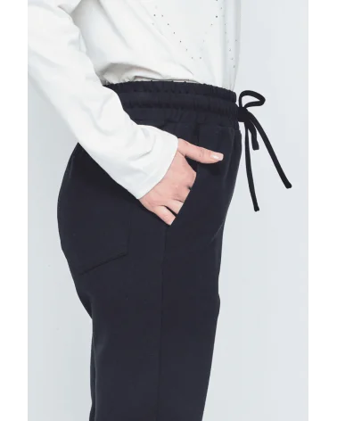 Pantalón Experience Goma Marino Merletti detalle Esenziashopping Zaragoza