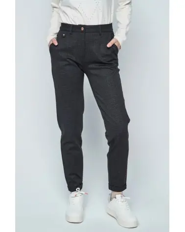 Pantalón Experience Micro Cuadros Merletti Esenziashopping Zaragoza