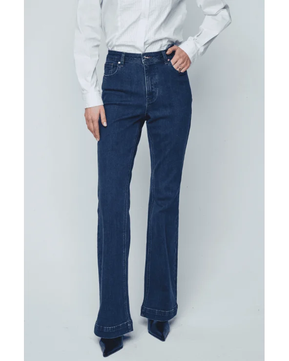 Pantalón Jeans Flare Merletti Esenziashopping Zaragoza