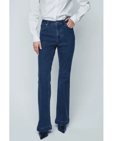 Pantalón Jeans Flare Merletti Esenziashopping Zaragoza