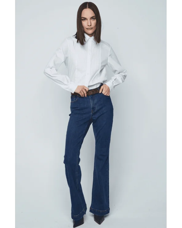 Pantalón Jeans Flare Merletti Esenziashopping total look Zaragoza