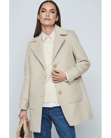 Abrigo Corto Espiga Crudo Merletti Esenziashopping Zaragoza