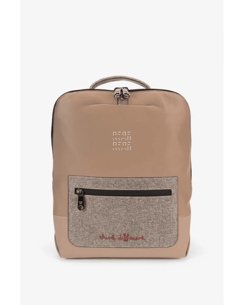 Mochila Color Block Beige Pepe Moll Esenziashopping Zaragoza Mochila Color Block Beige Pepe Moll Esenziashopping Zaragoza