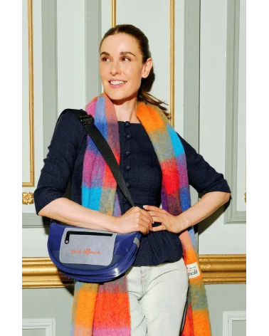 Bolso Media Luna Azul Pepe Moll probado Esenziashopping Zaragoza