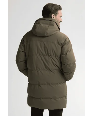 Abrigo Parka Verde Militar Petrol Industries espalda Esenziashopping Zaragoza