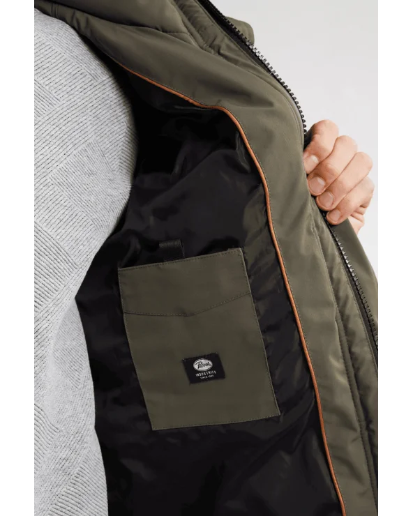 Abrigo Parka Verde Militar Petrol Industries detalle Esenziashopping Zaragoza