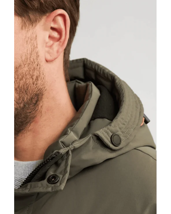 Abrigo Parka Verde Militar Petrol Industries detalle Esenziashopping Zaragoza