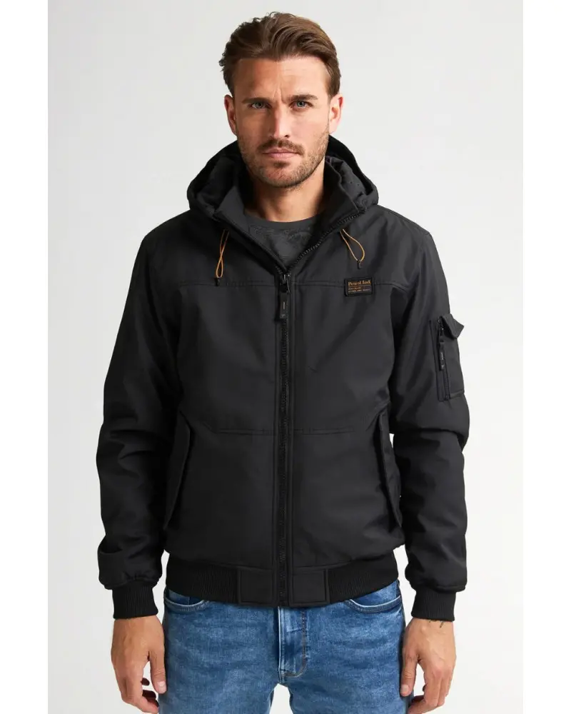 Chaqueta Bomber Oregon Negra Petrol Industries Esenziashopping Zaragoza