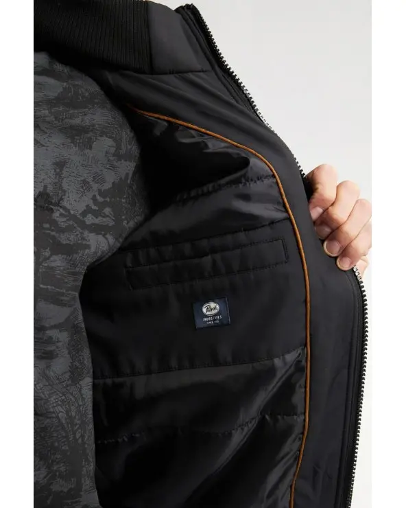 Chaqueta Bomber Oregon Negra Petrol Industries detalle Esenziashopping Zaragoza