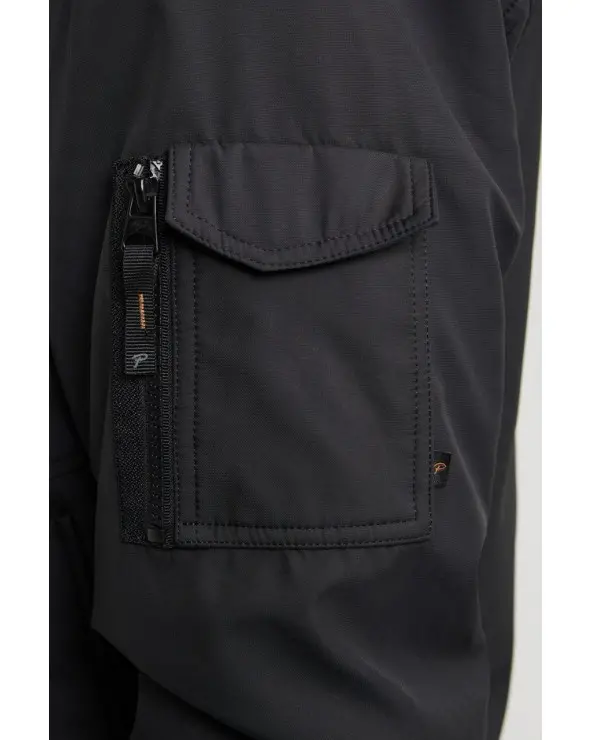 Chaqueta Bomber Oregon Negra Petrol Industries detalle Esenziashopping Zaragoza